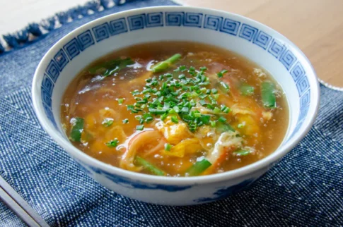 簡単レシピ：スーパー天津麺｜スーパー麺を使った、簡単料理