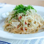 簡単レシピ：しらすのペペロンチーノ｜スーパー麺を使った、時短・簡単 和風グルテンフリーパスタ料理