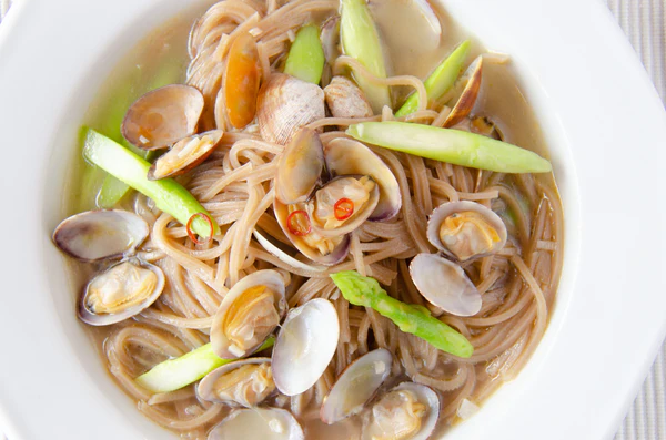 グルテンフリースーパー麺 あさりのパスタ