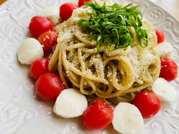 ジェノベーゼパスタ/スーパー麺を使った簡単料理