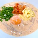 スーパー麺 アレンジレピ キムチ豆乳麺 簡単 時短 ヘルシー