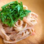 明太パスタ/スーパー麺を使った簡単料理