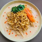 グルテンフリーパスタ 担々麺風 簡単レシピ ヴィーガン ベジタリアン 対応